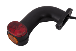 Lampa obrysowa ASPÖCK SUPERPOINT II lewa na gumowym wysięgniku