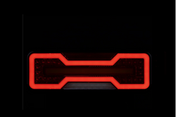 Lampy tylne TruckLED L1871+L1872 LED NEON DYNAMIC przewód 0,35m 6 funkcji lewa+prawa