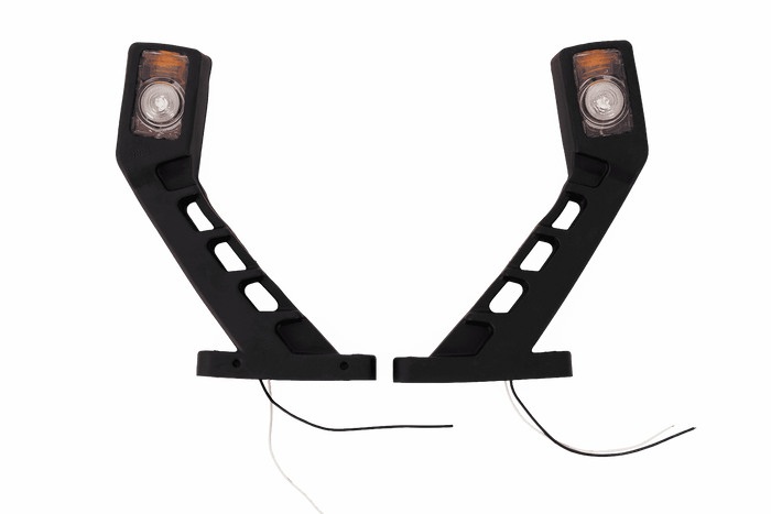 Komplet dwóch lamp obrysowych TT TECHNOLOGY TT.12191 LED lewa+prawa na gumowym wysięgniku