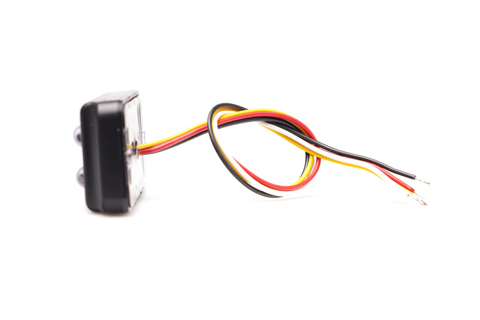 Lampa ostrzegawcza WAŚ 2469 W284 LED lampa błyskowa pomarańczowa MASTER/SLAVE
