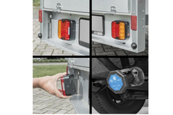 Lampy tylne ProPlus LED 7-PIN 4 funkcje lewa+prawa, na magnes, bluetooth