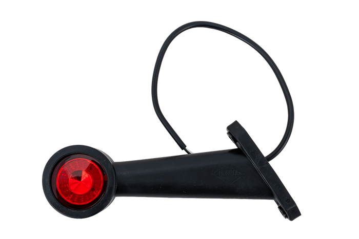 Lampa obrysowa HORPOL LD 726/L LED lewa na gumowym wysięgniku