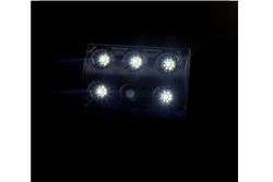Lampa samochodowa oświetlenia wnętrza HORPOL LWD2153/CZ LED 900lm czarna z przełącznikiem