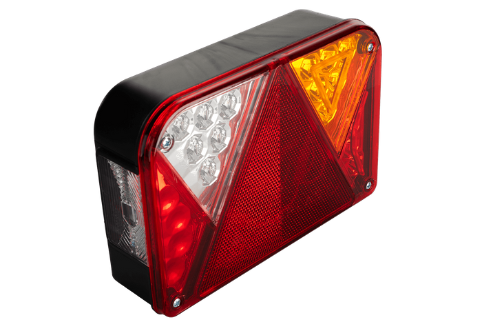 Lampy tylne DOBPLAST DPT35 LED + wiązka MANTES 7m 7-PIN