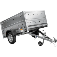 Przyczepka lekka 200x125 UNITRAILER GARDEN 201 KIPP z burtami BIS