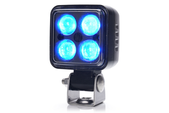 Lampa bezpieczeństwa WAŚ 2243 W267 LED lampa ostrzegawcza niebieska