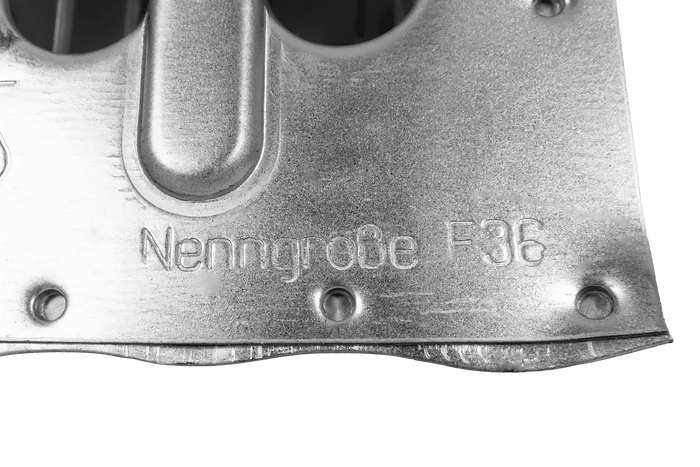Klin pod koła KNOTT G36 h: 150mm metalowy