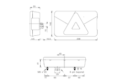 Lampy tylne ASPÖCK MULTIPOINT III bajonet 8PIN 7 funkcji lewa+prawa