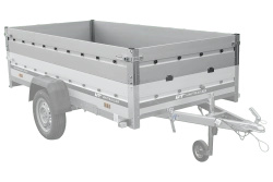 Burty BIS aluminiowe do przyczepy UNITRAILER GARDEN  265 KIPP ALU oraz 265/2 KIPP ALU