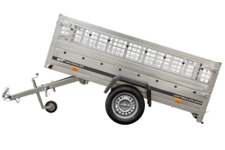 Przyczepka lekka 230x125 UNITRAILER GARDEN 230 KIPP z burtami siatkowymi