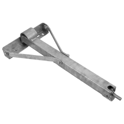 Podpora wysuwana narożna KNOTT 6X1197.007 stabilizator do przyczepy lawety 1100kg 498mm