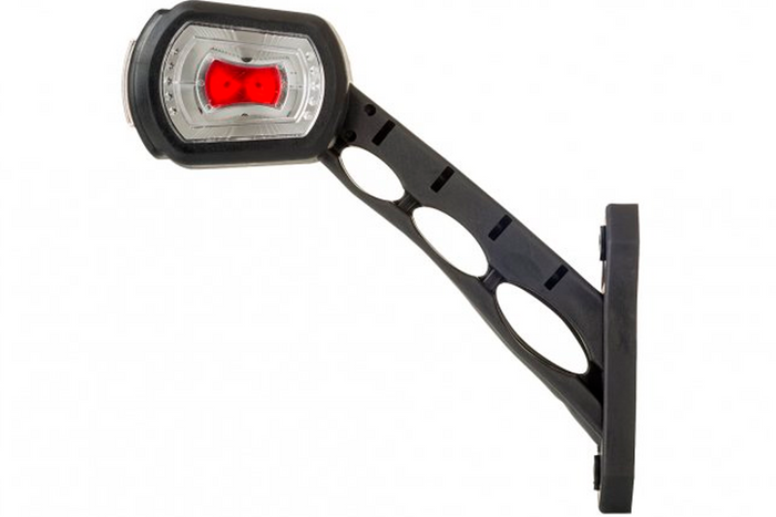Lampa obrysowa HORPOL LDCC 2698 LED lewa na gumowym wysięgniku