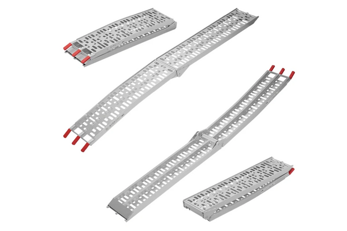 Najazdy składane ProPlus 390096 rampy najazdowe aluminiowe do przyczepy lawety 220cm 680kg komplet 2szt