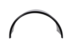 Błotnik bliźniak do przyczepy 16-17,5" DOMAR DK7135 nadkole 1000/450mm metalowy z gumową krawędzią