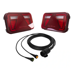 Lampy tylne ASPÖCK MULTILED IV LED + wiązka ASPÖCK 5m 13-PIN
