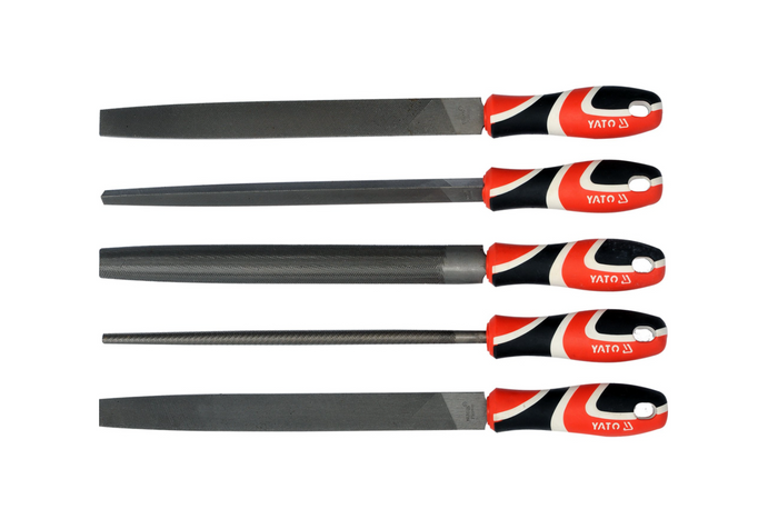 Zestaw pilników do metalu 5szt YATO YT-6238 długość 250 mm
